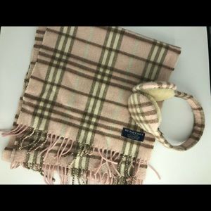 Burberry Scarf and Earmuffs